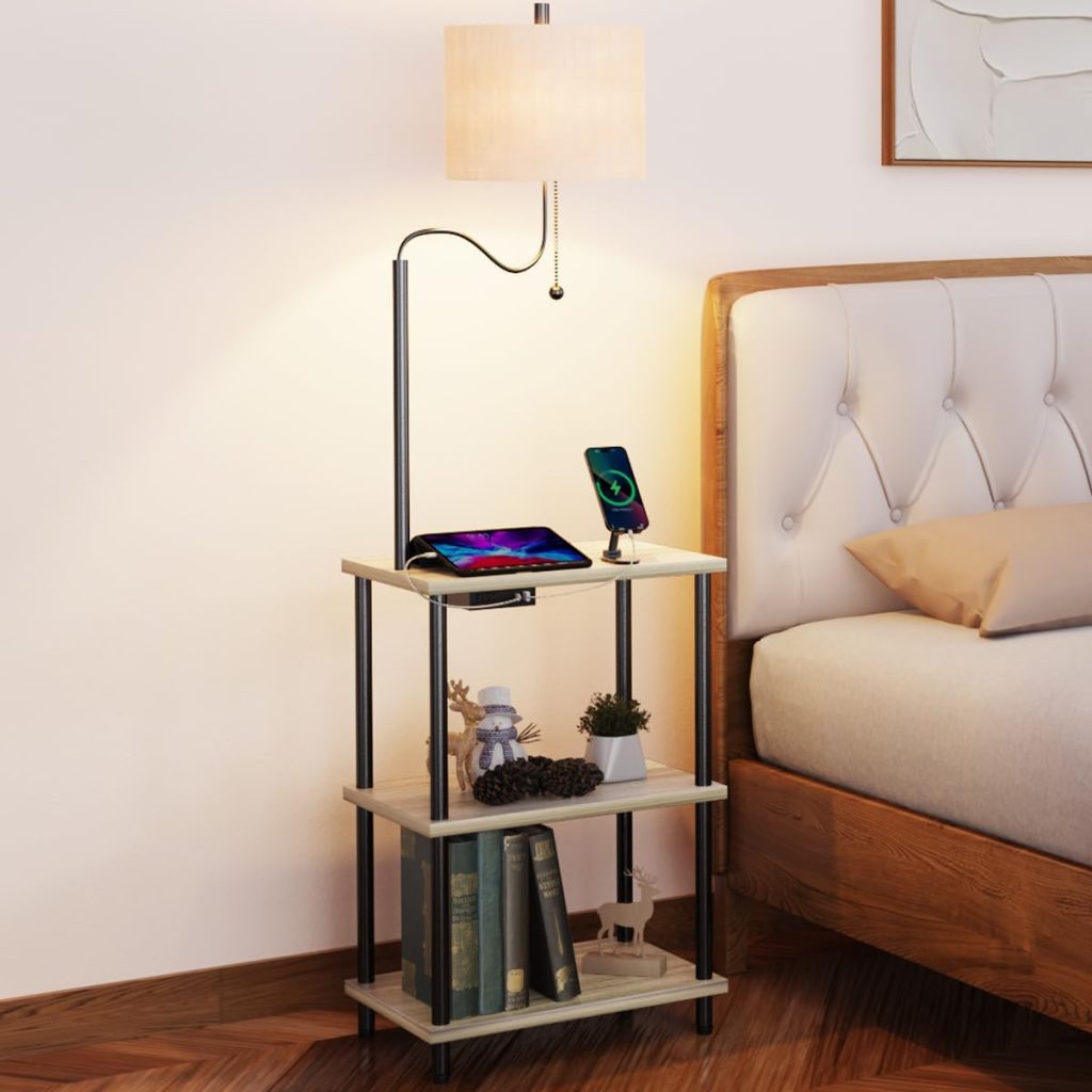 Lamp with table is not only a practical addition to any room but also serves as a stylish and versatile piece of furniture.