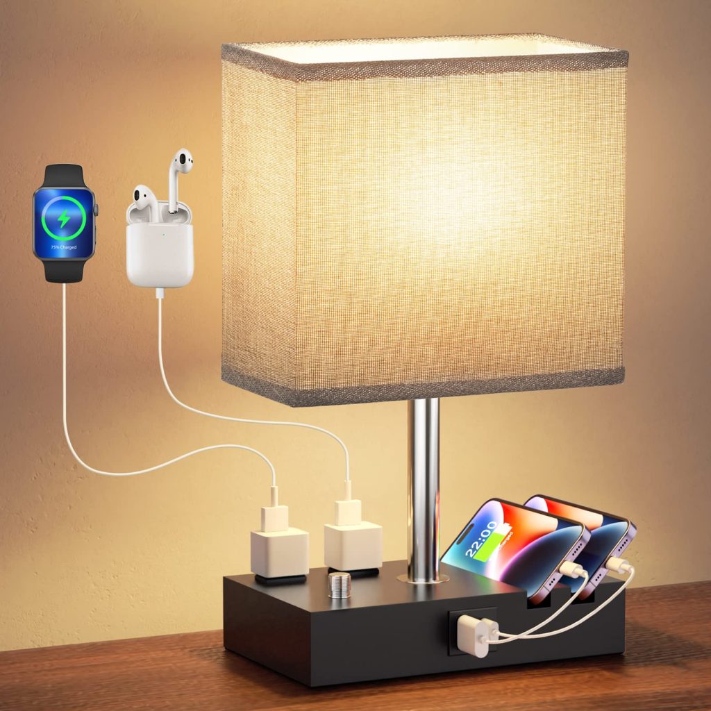 Table lamp with usb port, in today's digitally connected world, the integration of technology into everyday objects has become increasingly prevalent.