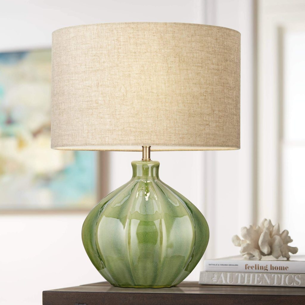 Green table lamp can add a touch of vibrancy, freshness, and sophistication to any room. With its versatile color, a green table lamp