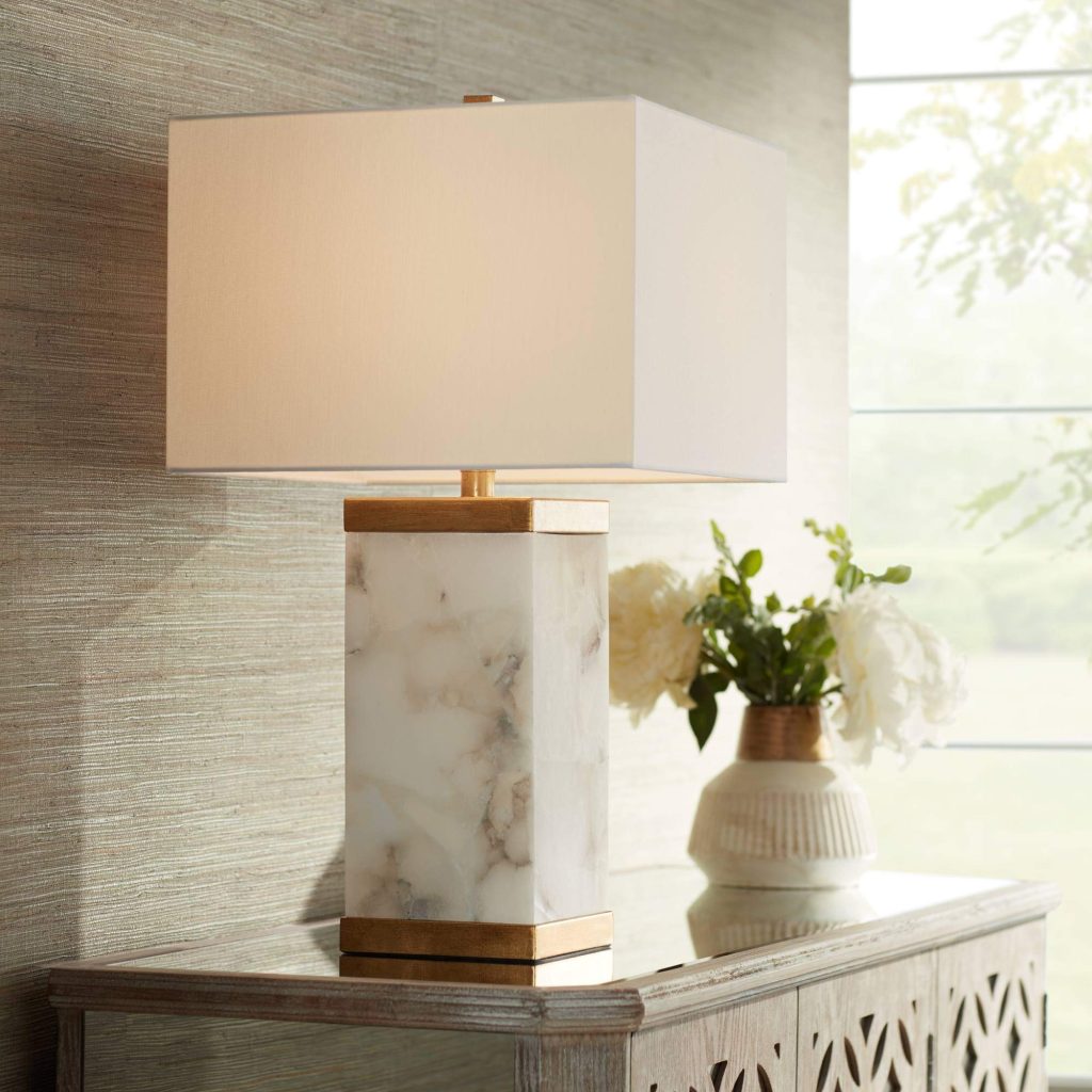 Alabaster table lamp, when it comes to styling an alabaster table lamp with furniture, there are several aspects to consider in order