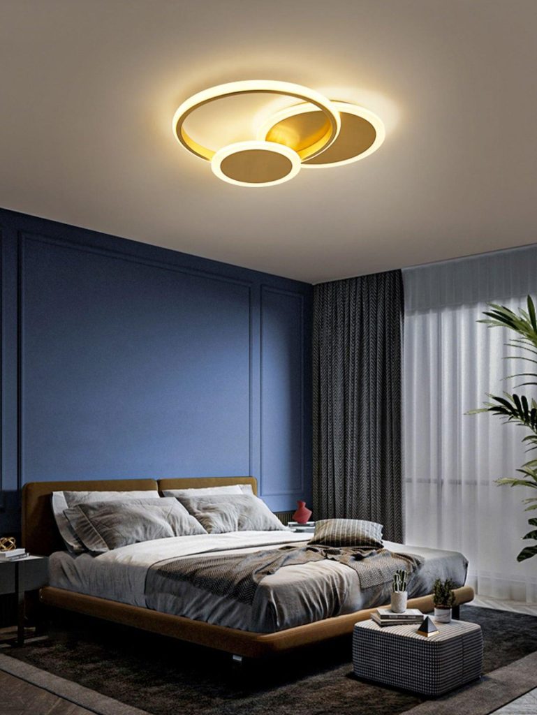 How to hang led lights in bedroom?