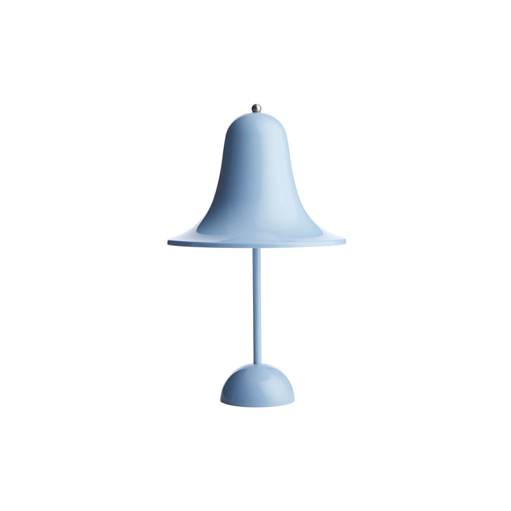 Light blue table lamp