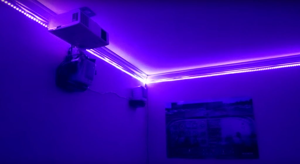 How to turn on led lights?