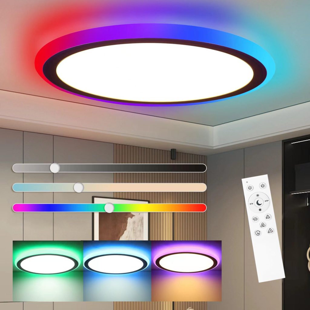 led lights on ceiling