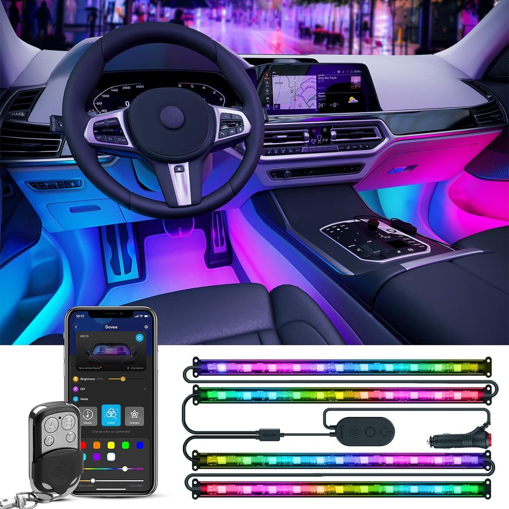 led lights in car