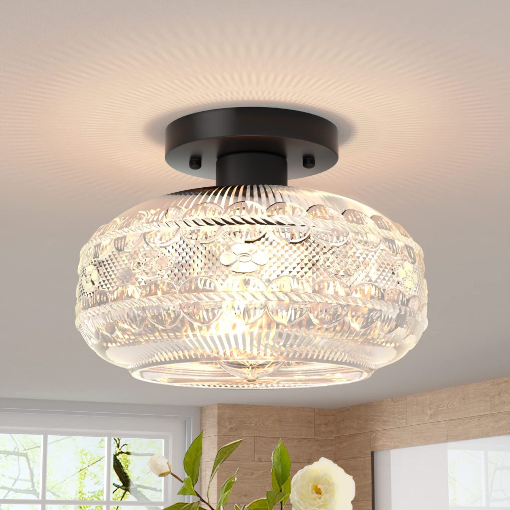 Flush ceiling light