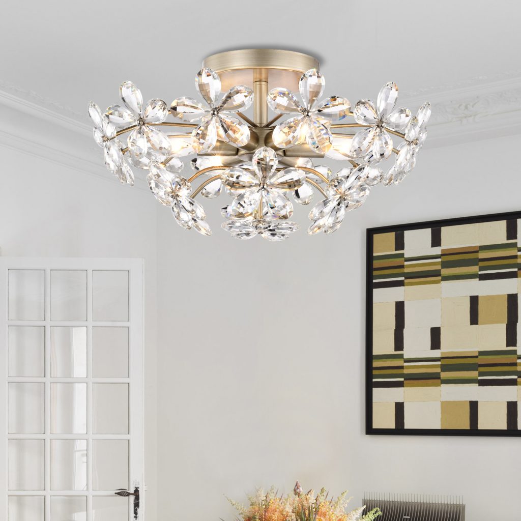 Flush ceiling light