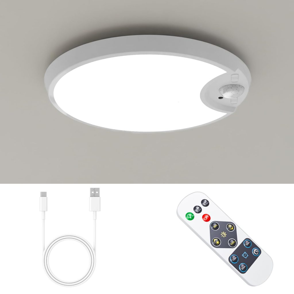 Rechargeable ceiling light