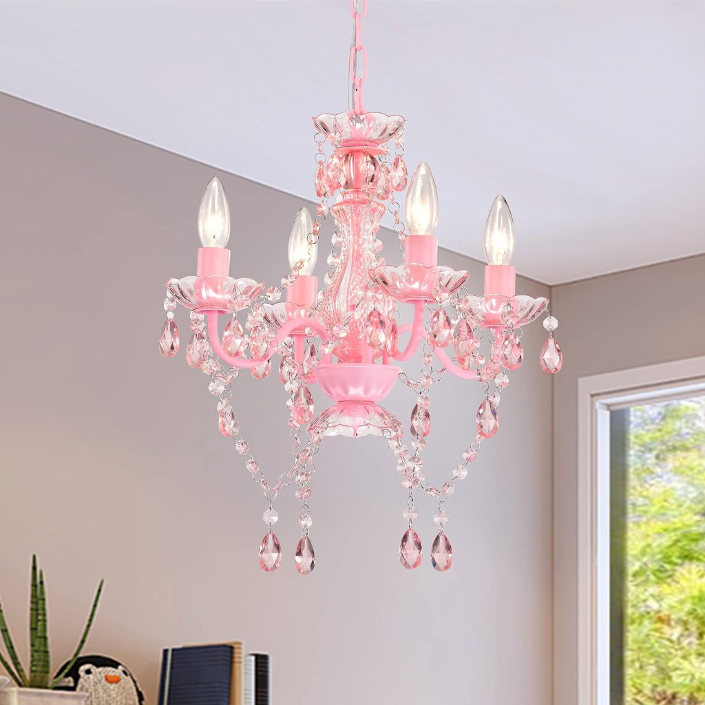 Pink ceiling light