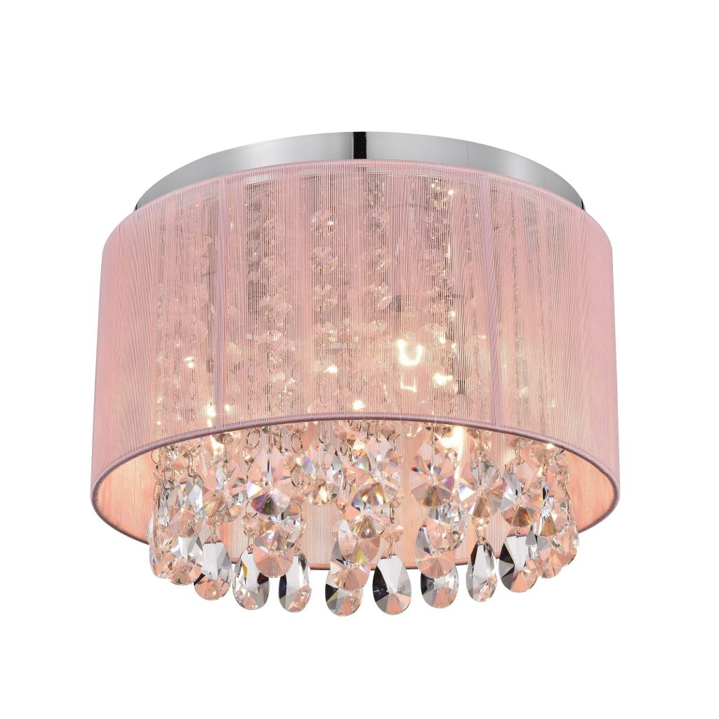 Pink ceiling light