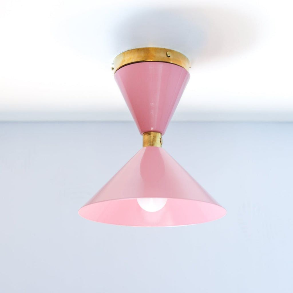 Pink ceiling light