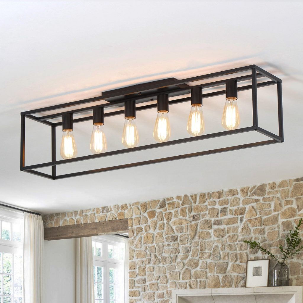 Rectangular ceiling light