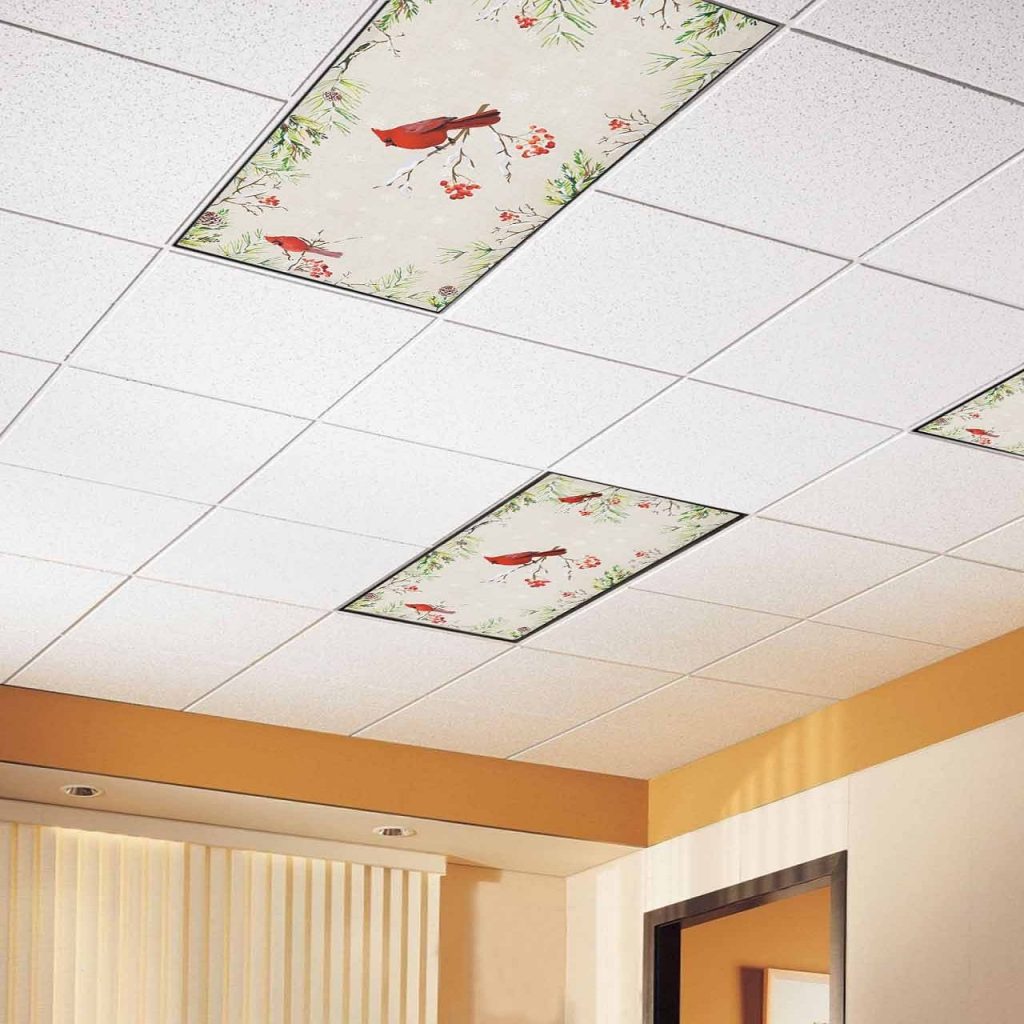 ceiling fluorescent light fixture