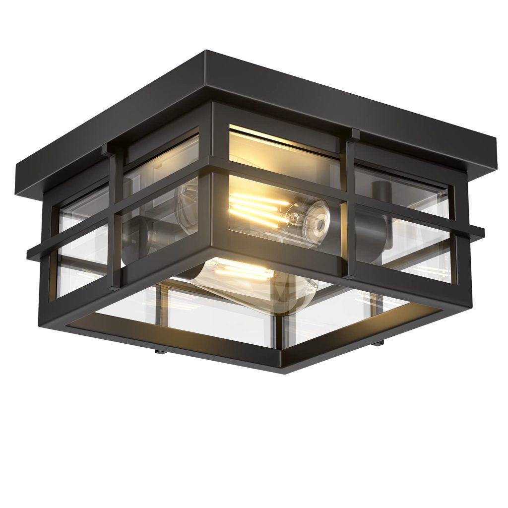 Outdoor ceiling light fixtures