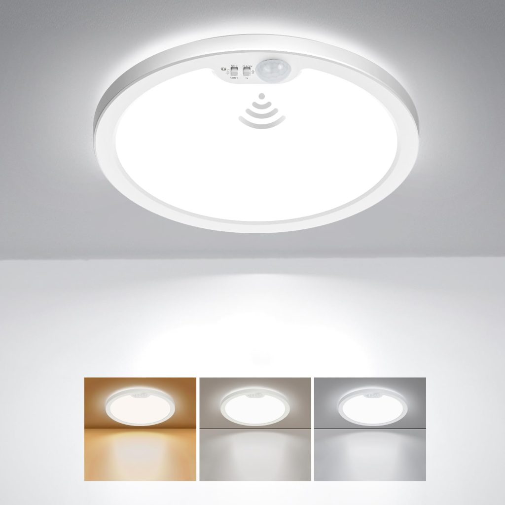 Motion sensor ceiling light