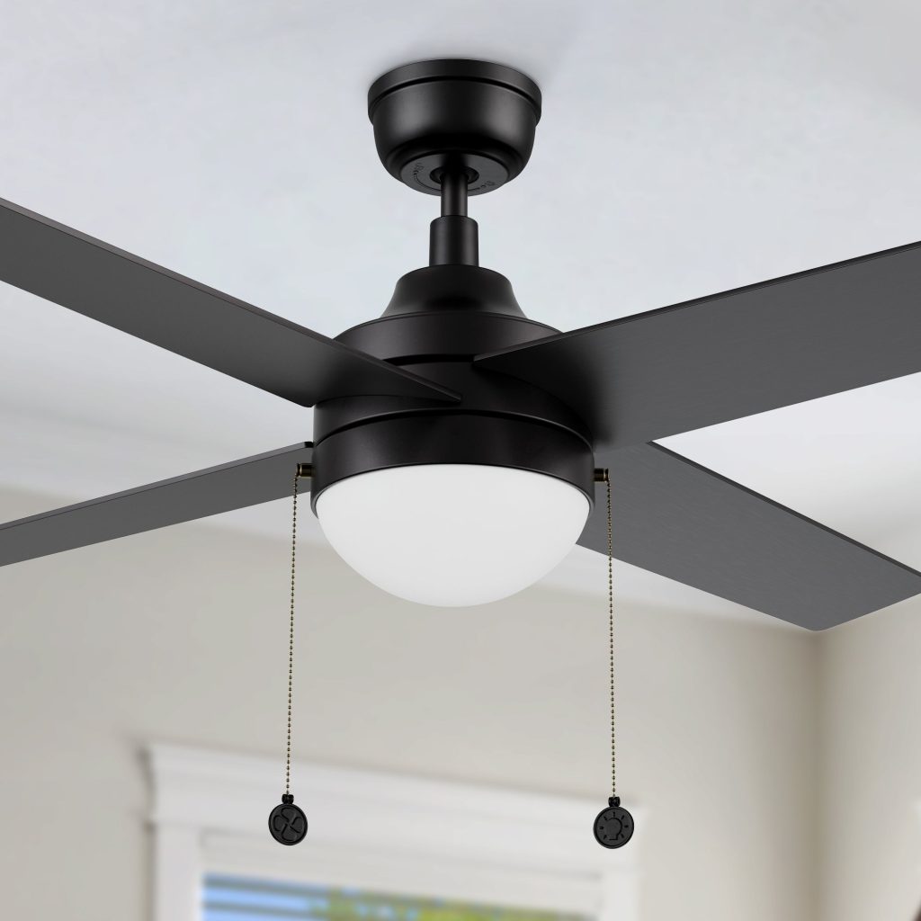 Pull chain ceiling light