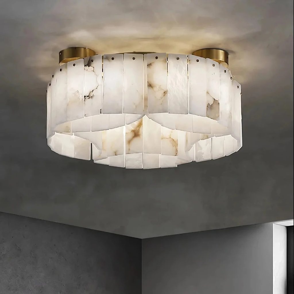 Large flush mount ceiling light