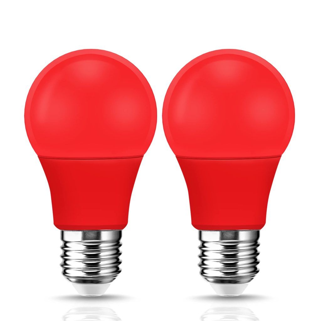 red light bulb