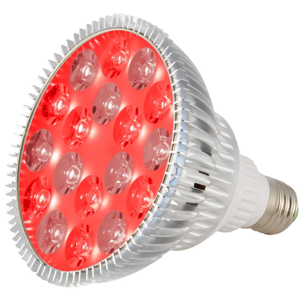 red light bulb